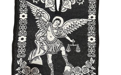 PONCHO SAN MIGUEL ARCÁNGEL/VIRGEN DE GUADALUPE