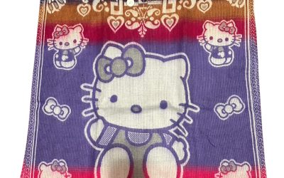 KIDS CHARACTERS PONCHO DOUBLE PLUSH