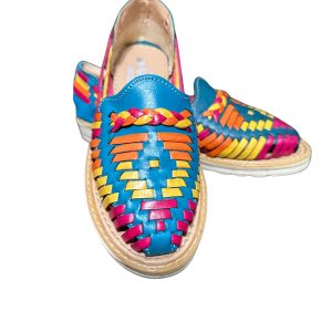 WOMENS SANDALS TRICOLOUR BLUE